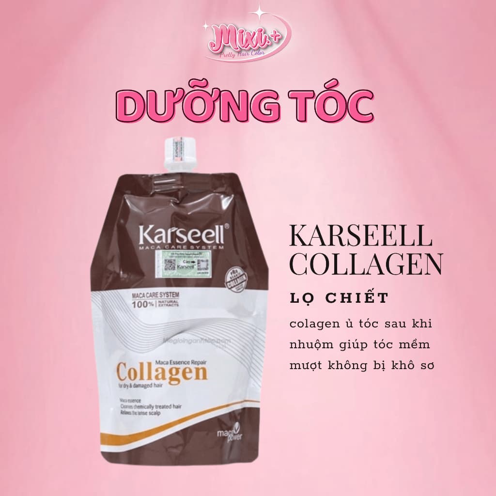 Thuốc nhuộm tóc tại nhà,  Dưỡng Tóc Lọ Chiết KARSEELL Collagen Giúp Tóc Mềm Mượt Sau Khi Nhuộm|  Cheeng+