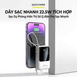 Pin sạc dự phòng 22.5W màn hình LED hỗ trợ Apple Type-C Android dung lượng 10000mAh / 20000mAh ( S03) 9