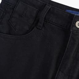 Chân váy jean chữ A dáng dài qua gối GENVIET JEANS vải denim cạp cao giấu bụng thanh lịch basic 9111 7