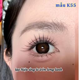 Mi Giả Mèo Con K53 Tia Mắt Ướt Độ Dài 11-14mm GREEN Thủy Mi 4