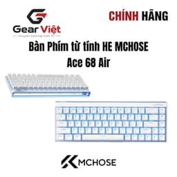 Gear Việt - Bàn Phím Cơ Gaming Mchose ACE 68 AIR (ACE68 Air) -Rapid Trigge -Switch Nam Châm 8k Polling Rate-RT 0.005mm 1