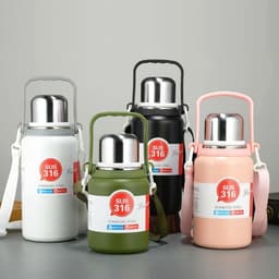 Bình giữ nhiệt SuS 316 Diamond pot 1000ml và inox Xikeer. LMS 2