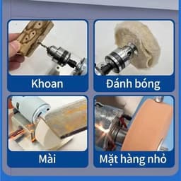Máy mài đánh bóng điều chỉnh tốc độ 2 đá. LMS 3