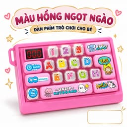 Bàn Phím Đồ Chơi Cho Bé Từ 3 Tuổi Có Đèn LED, Âm Thanh, Trò Chơi, Điều Chỉnh Âm Lượng 6