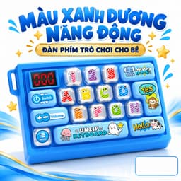 Bàn Phím Đồ Chơi Cho Bé Từ 3 Tuổi Có Đèn LED, Âm Thanh, Trò Chơi, Điều Chỉnh Âm Lượng 3