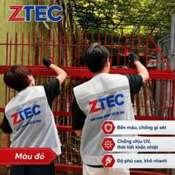 Sơn Mạ Kẽm 1 Thành Phần ZTEC – Sơn Trực Tiếp Trên Tôn, Inox, Nhôm, Sắt Thép, Bám Dính Cao, Khô Nhanh Z600 3