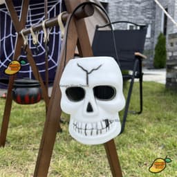 Giỏ Nhựa Hình Con Ma Đầu Lâu Đựng Kẹo Cho Bé Trang Trí Lễ Hội Tiệc Hóa Trang Halloween 6