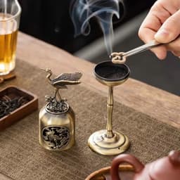 Lư xông trầm hương - Tiên hạc cung đăng lư 2