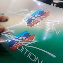 Bộ 2 Tem Nhựa Nổi Limited 3 màu dán trang trí xe các loại 3