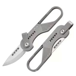 Móc Khóa Titan Đa Năng Tích Hợp Công Cụ Khui Thùng Bưu Phẩm Mini EDC Cao Cấp - Phụ Kiện Cắt Gọt Mở Thùng Hàng Gấp Gọn 4