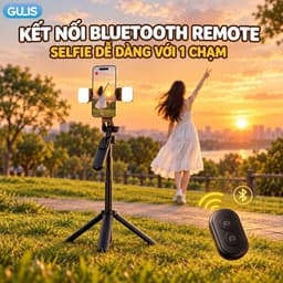Gậy chụp ảnh X5 Pro Max kéo dài 1M83 đa năng cao cấp, Gậy chụp ảnh 3 chân có điều khiển, Tripod điện thoại - GULIS 2