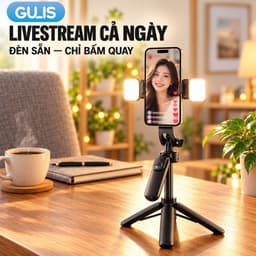 Gậy chụp ảnh X5 Pro Max kéo dài 1M83 đa năng cao cấp, Gậy chụp ảnh 3 chân có điều khiển, Tripod điện thoại - GULIS 9