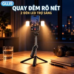 Gậy chụp ảnh X5 Pro Max kéo dài 1M83 đa năng cao cấp, Gậy chụp ảnh 3 chân có điều khiển, Tripod điện thoại - GULIS 5