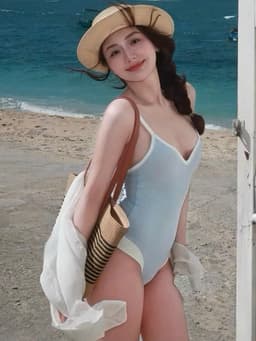 Bikini 1 Mảnh Nữ Đen LYNLUIX Co Giãn 4 Chiều, Tôn Dáng, Phù Hợp Nhiều Vóc Dáng 8