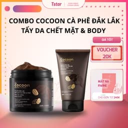 Combo Tẩy Tế Bào Chết Mặt & Body Cocoon Cà Phê Đắk Lắk 150ml + 200ml 1