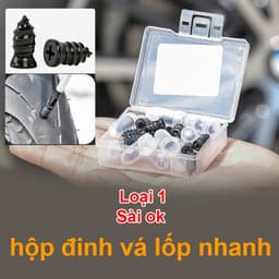 Hộp 10 đinh VÁ LỐP không ruột cho xe máy và ô tô, không phá huỷ lốp, tự vá cứu hộ lốp nhanh (hàng loại 1 chất lượng) 1