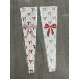 50 cái túi đựng hoa 1 bông hoạ tiết Hình Nơ 4