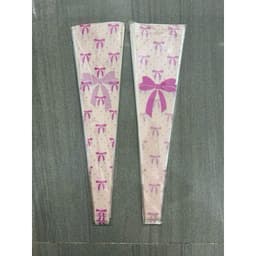 50 cái túi đựng hoa 1 bông hoạ tiết Hình Nơ 5