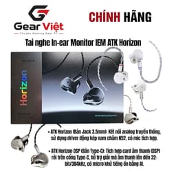 (Gear Việt) Tai nghe nhét tai IEM chơi game ATK Horizon DSP / 3.5 cho game thủ chuyên nghiệp 1