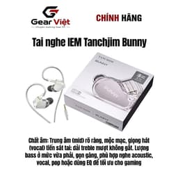 (gear Việt) Tai Nghe TANCHJIM Bunny – In-Ear Dynamic IEM + DSP Type-C/3.5mm: PET-Ti, Double-Chamber, 5-Band EQ 2