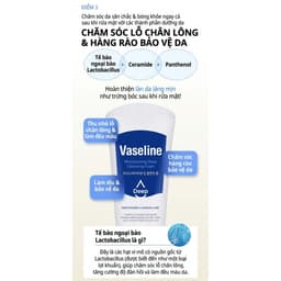 Sữa Rửa Mặt C2Y Vaseline Moisturising Deep Cleasing Foam Sạch Sâu, Cấp Ẩm, Khóa Ẩm 3 Lớp 220ml 9