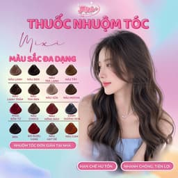 Thuốc nhuộm tóc tại nhà,  Combo Đầy Đủ Thuốc Nhuộm Tóc Tại Nhà Siêu Hot ( tặng kèm oxy+găng tay+hướng dẫn ) | Cheeng+ 1