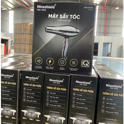 Máy Sấy Tóc Nineshield  MA02 Chính Hãng 3 Mức Chỉnh Lực Độ Bền Cao Tặng Kèm Đầu Sấy Mỏ Vịt 8