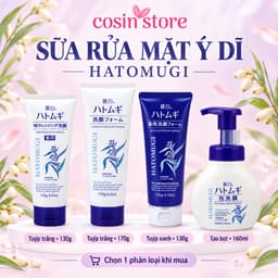 Sữa Rửa Mặt Ý Dĩ Hatomugi Naturie 130g,170g,160ml Nhật Bản - Cleasing & facial washing 1