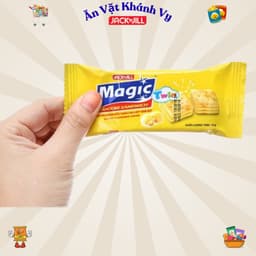 Bánh Quy Giòn Magic Thái Lan Kẹp Bơ Sữa Phô Mai Túi 360g (24 gói x 15g) - HÀNG CHÍNH HÃNG 3