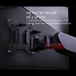 Giá Đỡ Màn Hình Máy Tính HyperWork Alpha Pro Tải Trọng 2-12kg, Hỗ Trợ Màn 22-38",  Hyper Lift Plus 2