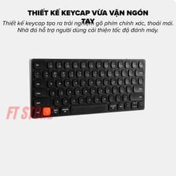 Bàn Phím Không Dây HyperWork HyperOne Gen 2 Khung Nhôm Mỏng Nhẹ, Cắt Kéo X-Scissors Êm Ái, Đa Kết Nối 6