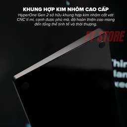 Bàn Phím Không Dây HyperWork HyperOne Gen 2 Khung Nhôm Mỏng Nhẹ, Cắt Kéo X-Scissors Êm Ái, Đa Kết Nối 3
