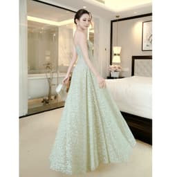 ĐẦM MAXI CÚP NGỰC REN HOA NHÍ TÙNG DÀI XÒE 3