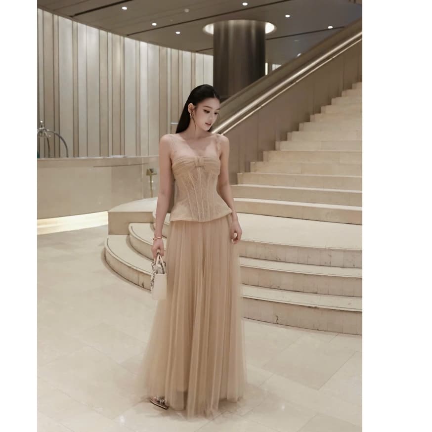 CHOUCHOU SET ÁO REN CV LƯỚI THỜI TRANG THIẾT KẾ