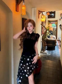 Áo Cánh Tiên Phối Ren Hoa LYNLUX - Áo Kiểu Nữ Chất Rip Cotton Phối Ren Đan Cổ Phong Cách Tiểu Thư Sang Chảnh 3