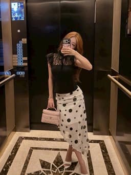 Áo Cánh Tiên Phối Ren Hoa LYNLUX - Áo Kiểu Nữ Chất Rip Cotton Phối Ren Đan Cổ Phong Cách Tiểu Thư Sang Chảnh 5