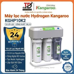 Máy Lọc Nước Hydrogen Kangaroo KGHP10K2 10 Lõi Để Gầm, RO Vortex, Tạo Hydrogen, 18L/H, Bình 7L, Bảo Hành 24 Tháng 1