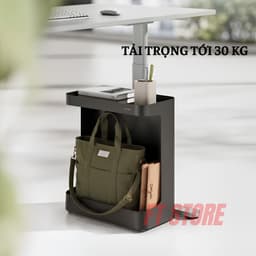 Tủ Di Động Đa Năng HyperWork Ivy Pop 2 Tầng - Kệ Sắt Lưu Trữ Gầm Bàn Làm Việc, Xe Kéo Đa Năng, Decor, Chịu Lực 30kg 4