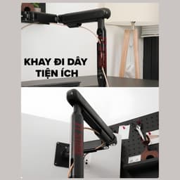 Giá Đỡ Màn Hình HyperWork PA01 Flexus - Tay Đòn Treo Màn Hình 22 - 38", Tải Trọng 3-11kg, Nâng Cao Linh Hoạt 3