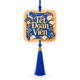 Set 10 Thẻ treo Tết Đoan Viên năm dê phong thủy treo cửa trang trí nhà cửa - Liễn Gỗ Treo Tr 8