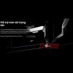 Giá Đỡ Màn Hình Đôi HyperWork T6 Pro Dual - Hỗ Trợ Màn Hình 17 - 32", Trợ Lực Piston Hyper Lift, Tải Trọng 2-9kg/Tay 6