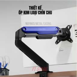 Giá Đỡ Màn Hình HyperWork T6 V2 - Tay Đòn Arm Màn Hình 17 - 32 Inch, Trợ Lực Piston Hyper Lift, Tải Trọng 2-9kg 4