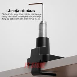 Giá Đỡ Màn Hình HyperWork T9 Pro III - Tay Đòn Arm Màn Hình 24 - 57 Inch, Tải Trọng Siêu Khủng 2-30kg 2