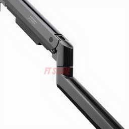 Giá Đỡ Màn Hình HyperWork VS01 VisionX Stealth - Hỗ 22 - 43 Inch, Mạ Chrome Đen Bóng, Tải Trọng Lên Tới 18-20kg 2