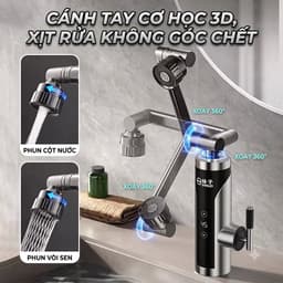 MÁY NƯỚC NÓNG LẠNH INOX 304 LẮP ĐẶT CHẬU RỬA LAVABO RỬA CHÉN BÁT, 1 ĐƯỜNG NƯỚC VÀO 6