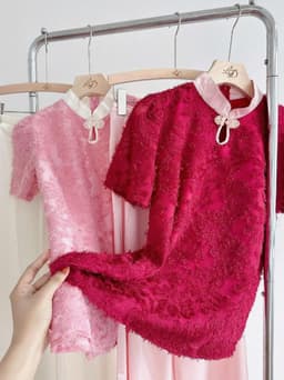 Set đồ lam, set đôi cho bạn thân mặc Tết 2027 áo Tơ Lông Vũ 2 lớp xinh xắn phối quần Tuyết Nhung suông dài 8