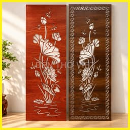 Bộ 4 Tấm Vách Ngăn Trang Trí Bàn Thờ Gỗ MDF Lõi Xanh Chống Ẩm Trang Trí Bàn Thờ Gia Đình 3
