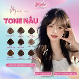 Thuốc nhuộm tóc tại nhà,  Thuốc nhuộm tóc tại nhà màu best seller không tẩy, nịnh da, tôn da | Cheeng+ 1