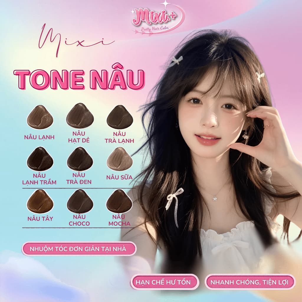 Thuốc nhuộm tóc tại nhà,  Thuốc nhuộm tóc tại nhà màu best seller không tẩy, nịnh da, tôn da | Cheeng+