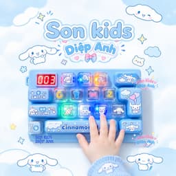 [TẶNG PIN bạn tiết kiềm được 10 k] có đèn Bàn phím chơi game TIPPPOP 26 nút cho bé 4 model chơi có ánh sáng Giảm Stress 6